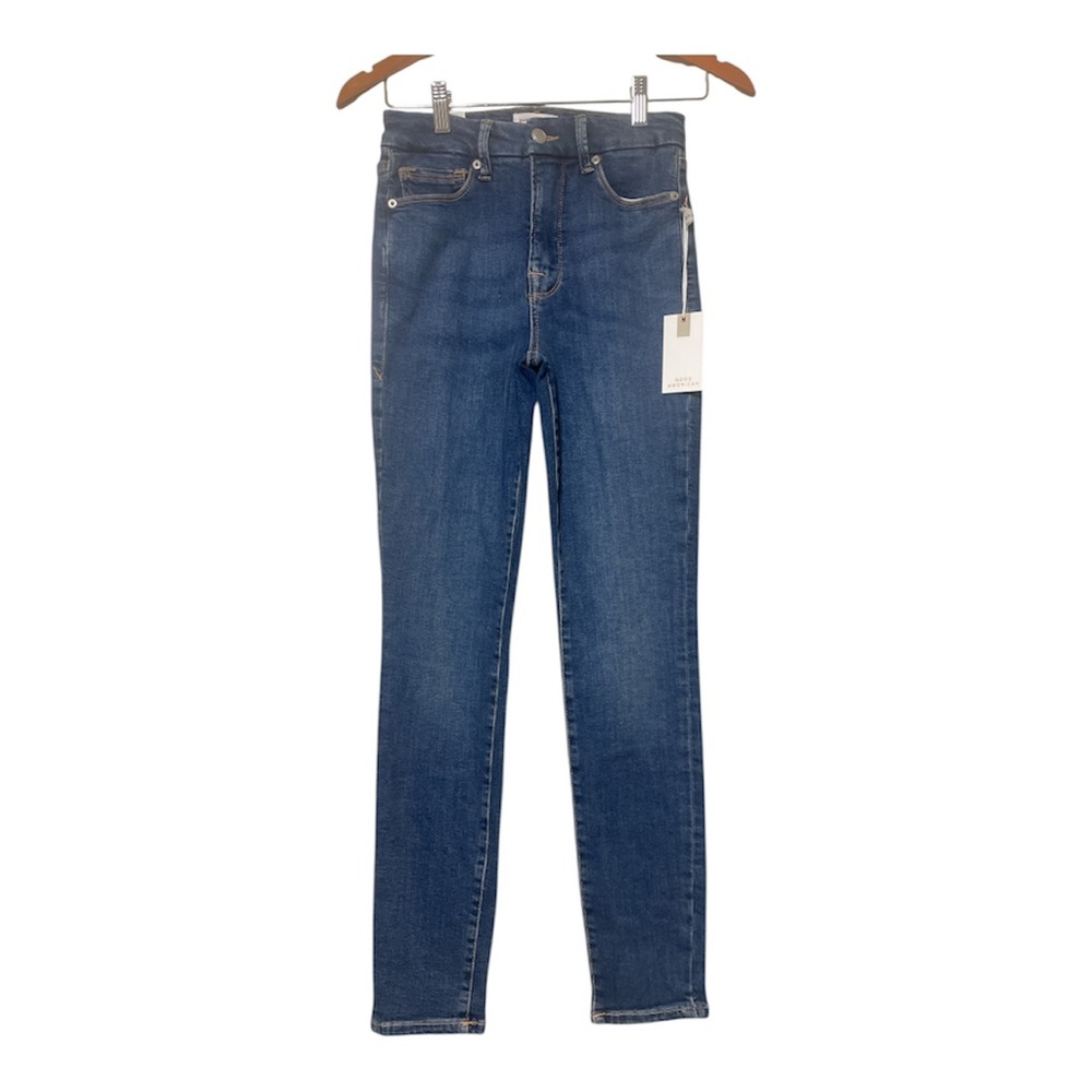 GOOD AMERICAN Good Legs Skinny Jeans Mid-Rise Skinny Fit | 4